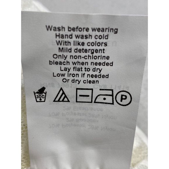 A Pea in the Pod White Tiered Lace Long Sleeve Top Medium Maternity Blouse - Picture 9 of 10